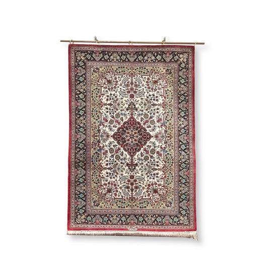 Silk wall hung Persian Carpet 103 x 151cm