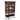 Superb English Sheraton style 2 door mahogany display cabinet with fine satinwood crossbanding and marquetry with bowed front corners by Waring & Gillow c.1890