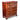 Superb quality English plum pudding mahogany 5 drawer chest c.1870