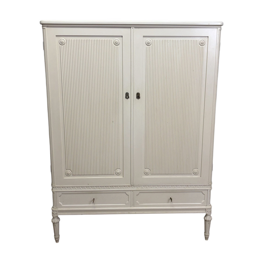 Vintage French Style Wardrobe Cabinet