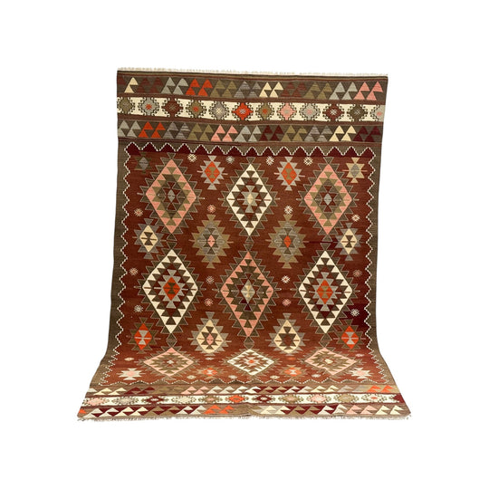Vintage Balikesir Karakeçili Kilim Rug II