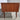 Side of Andreas Pedersen Teak writing desk. Produced and stamped by AP furniture