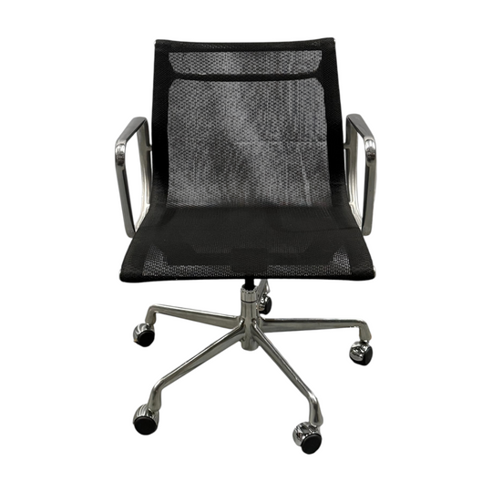 Eames Mesh Aluminium Group Management Task Armchair with Castors, Herman Miller