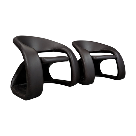 Pair of JAYMAR Cantilever Lounge Chairs circa 2000