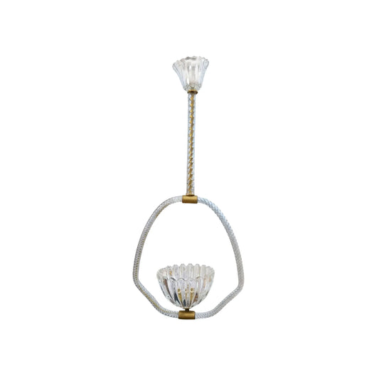 Barovier & Toso Art Deco Murano Pendant
