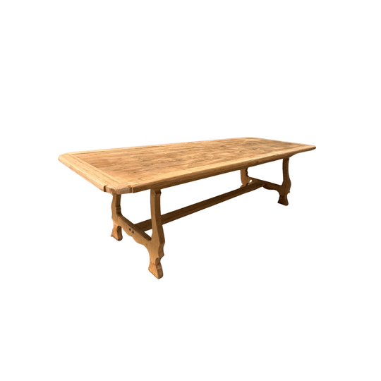 Vintage Spanish mission style table in a baltic pine