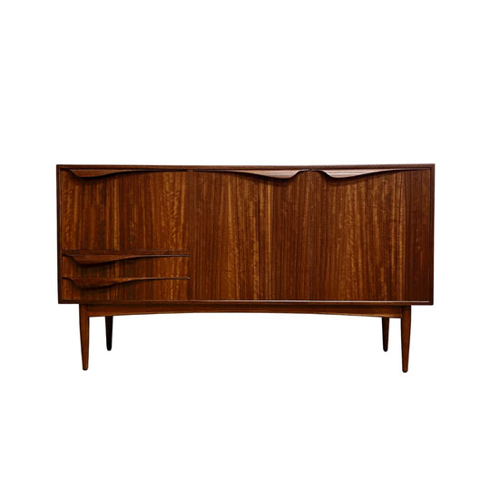 Rare Mid Century Australian Blackbean Sideboard With Cocktail Cabinet