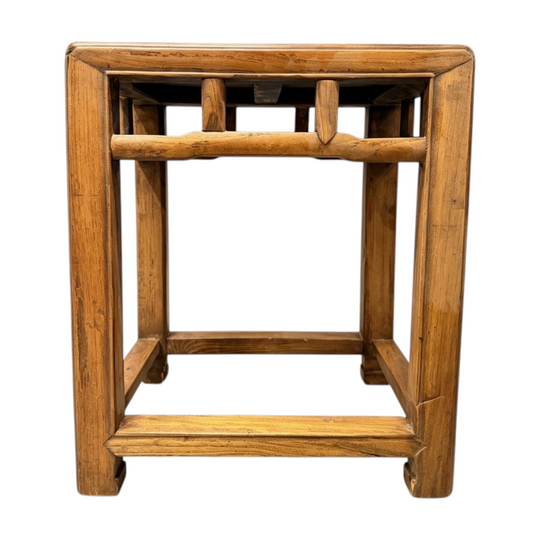 1655: Wooden Stool – Ming Style Accent Stool / Side Table