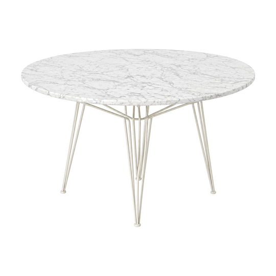 Dining Table SP01 Parisi Marble 125cm Carrara Round Designer Tom Fereday