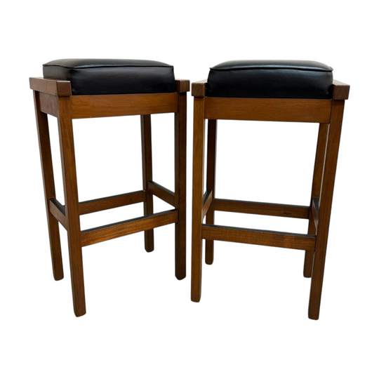 Pair Of Mid Century Bar Stools*