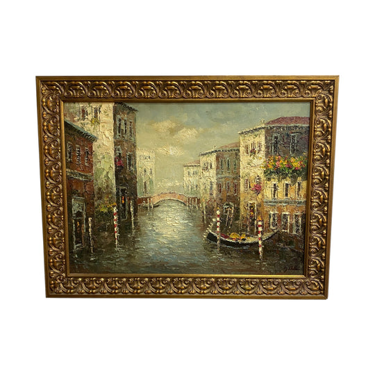 Venice Oil On Canvas Painting