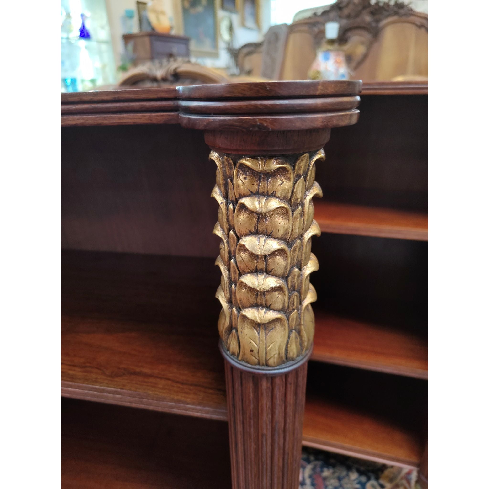 Very Attractive Pair Vintage Louis XVI Diminutive Mahogany Bookshelves | Antique & Vintage | Moonee Ponds Antiques | Australia Wide Delivery