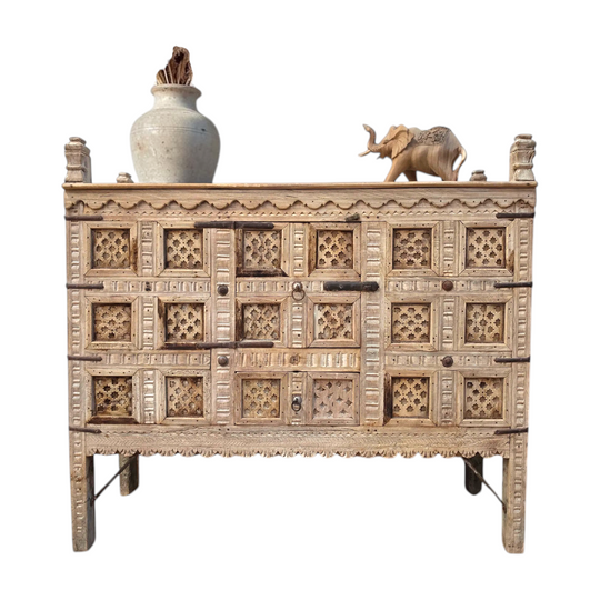 VINTAGE Indian Damchiya Cabinet - Eco Village Collection