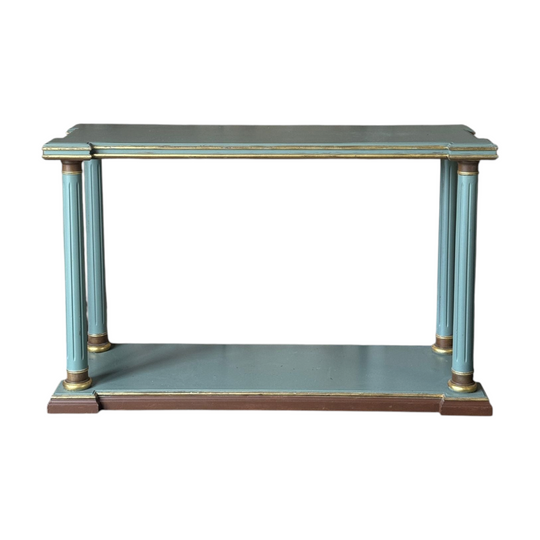 Vintage Neoclassical Painted Console Table