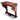 William IV mahogany console table with gadrooned edges and lion paw feet c.1860