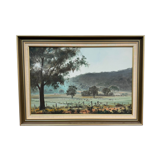 John Hansen Australian Rural Landscape Painting