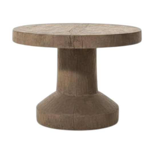 Organic Teak Round Dining Or Entrance Table