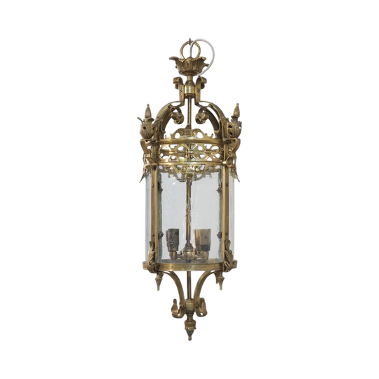 Brass Four Globe Lantern