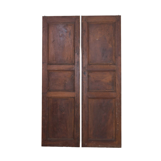 Pair of Antique French Armoire cupboard doors from a collection in Provence