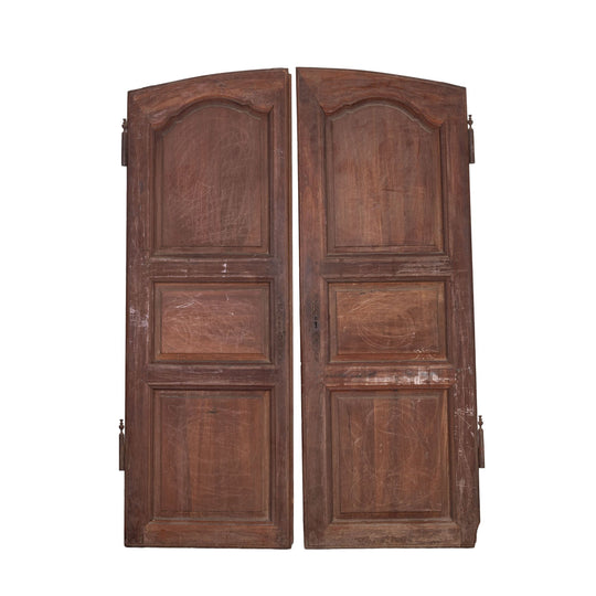 Pair of Antique French Armoire cupboard doors from a collection in Provence