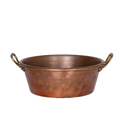 Beautiful Antique French copper jam basin from Provence