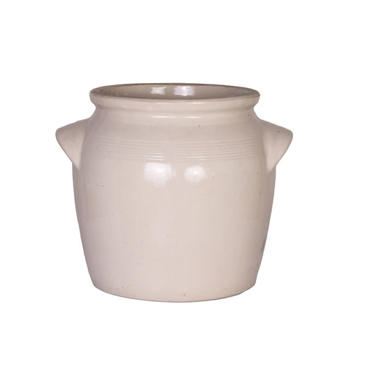 Antique French Taupe Confit Pot from a collection sources in Carpentras, France