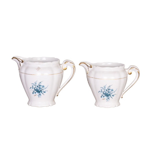 Two Little vintage French Milk Jugs from Provence