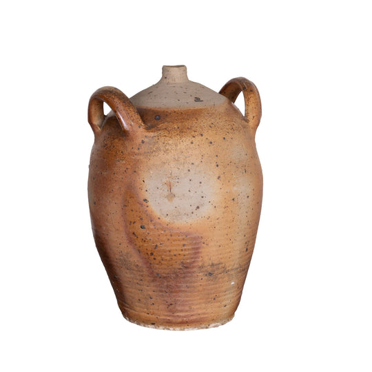 Antique French 19th Century Hand-thrown Terracotta Pot