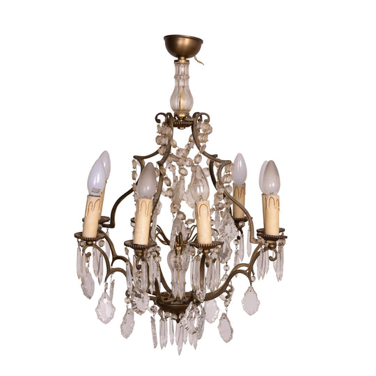 Beautiful Antique French 19th century chandelier from Provence