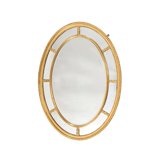 A 19th Century George III Style Oval Giltwood Mirror in Paraclose | Bazaa | Designer, Vintage and Antique Furniture