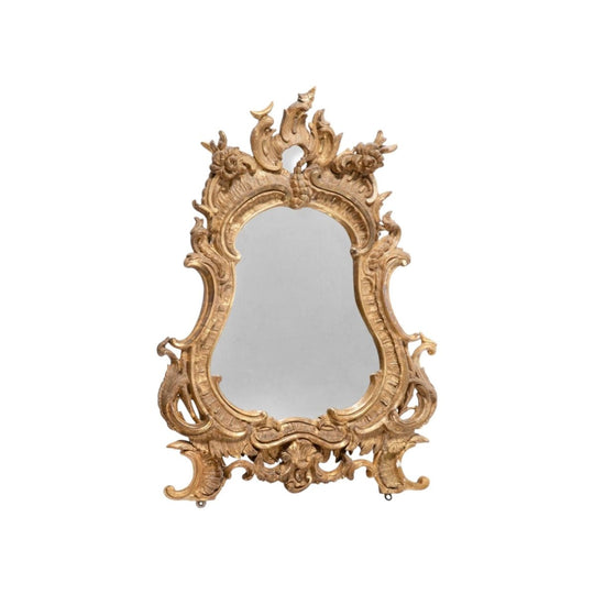 A 19th Century Gilt Gesso Neo Rococo Mirror
