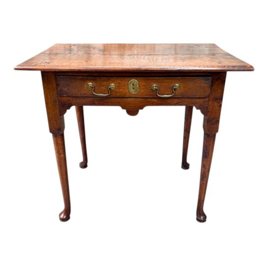 A Georgian II Oak Lowboy, Circa 1760