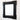 A Large 19th Century Italian Ebonised Square Mirror with outset corners | Bazaa | Designer, Vintage and Antique Furniture
