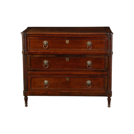 A late 18th Century Directoire Mahogany Commode