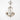 A Louis XV Style Chandelier With a Gilded Cage and Crystal Drops | Bazaa | Designer, Vintage and Antique Furniture