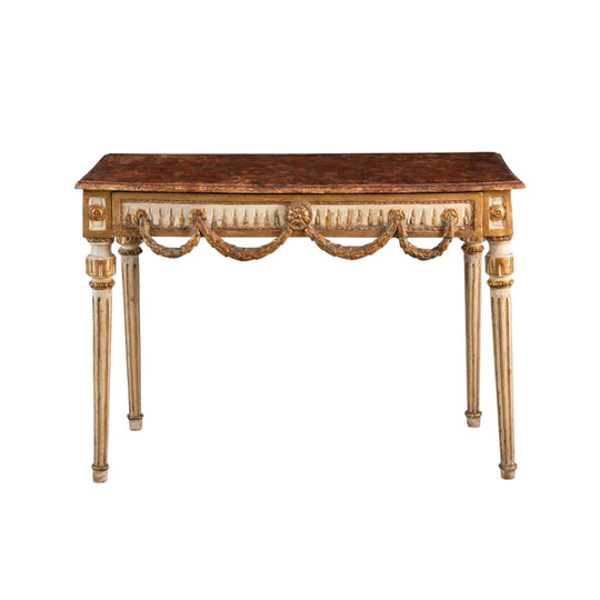 A Louis XVI Painted Console Table