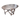 A mid 18th century oak drop-side table. | Bazaa | Designer, Vintage and Antique Furniture
