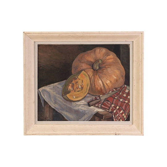 A  Mid 20th Century Still Life of a Pumpkin