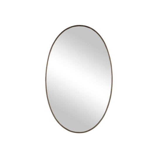 A Mid Century Gilt Brass Wall Mirror