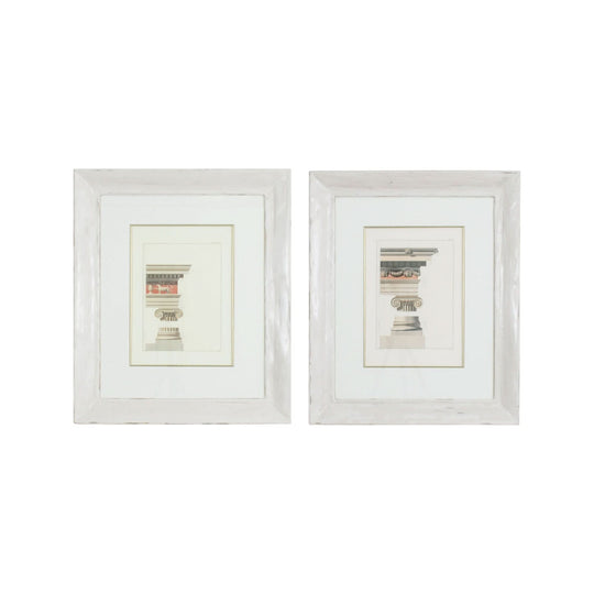 A pair of framed Architectural Prints