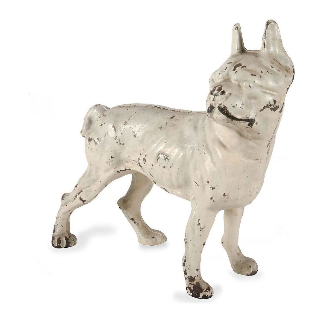 Shop A vintage cast iron French bulldog door stop Bazaa
