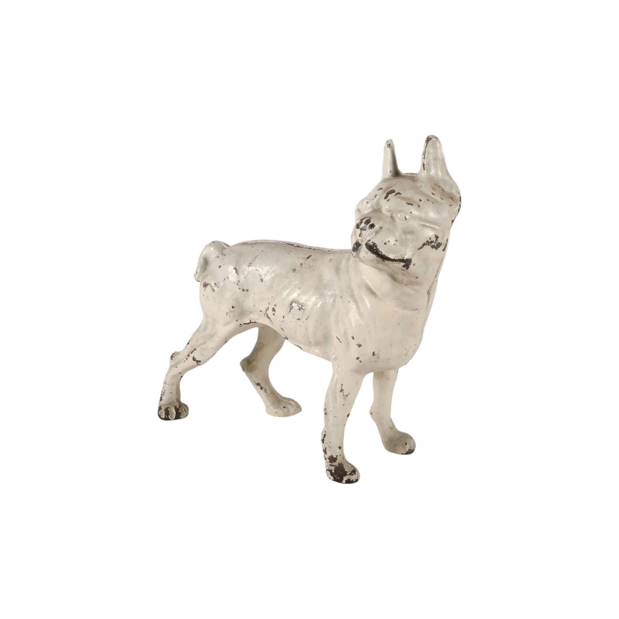 Shop A vintage cast iron French bulldog door stop Bazaa