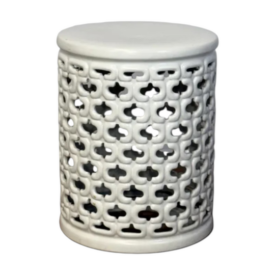 Becca White Side Table