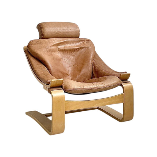 Åke Fribyter 'Kroken' Easy Chair and Footstool