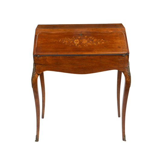 A Louis XV Style Marquetry Bureau de Dame