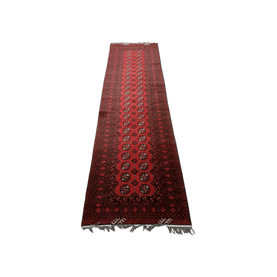 Afghan TURKOMEN Runner Rug 290X81CM