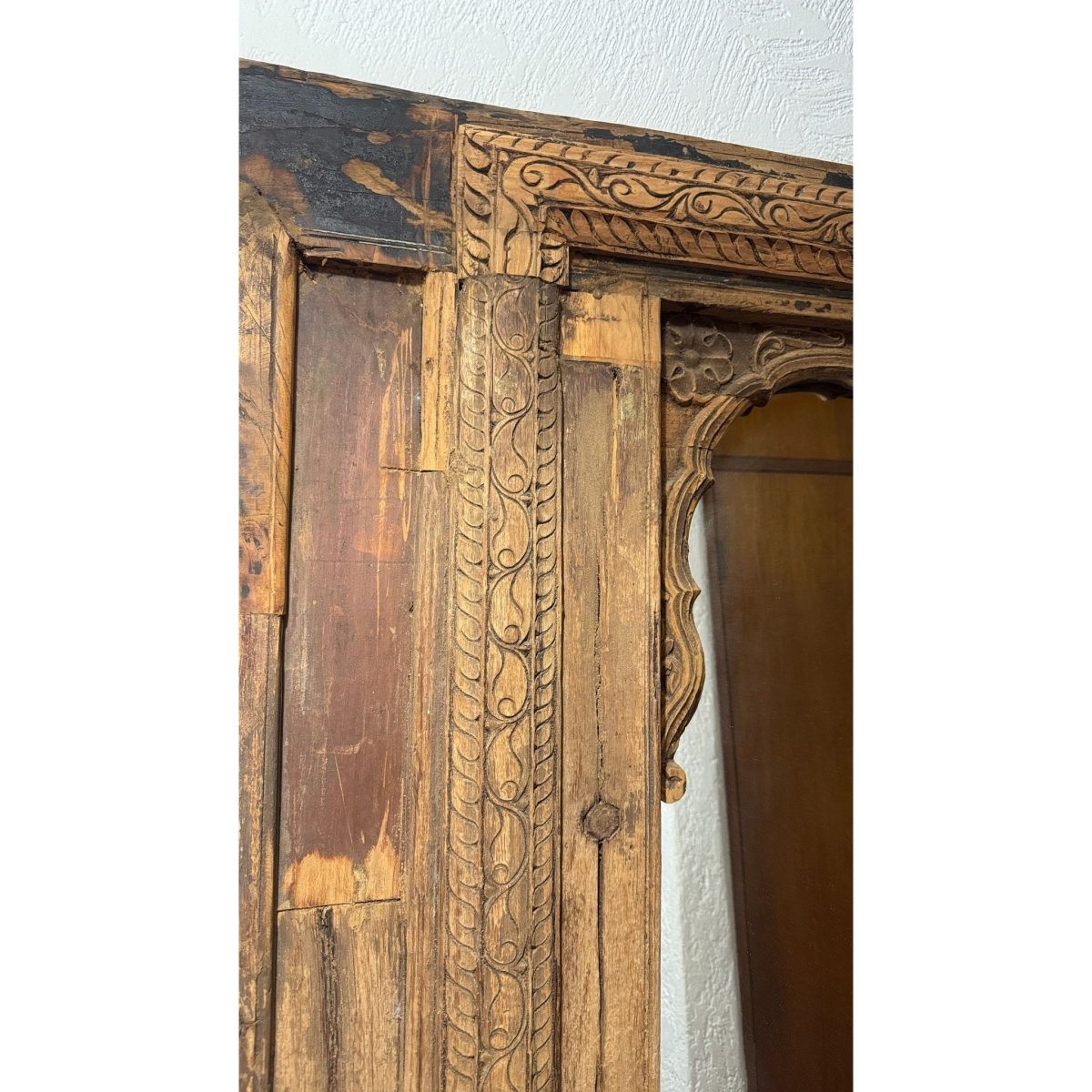 Aged Oversized Indian Mirror | Bazaa | Designer, Vintage and Antique Furniture