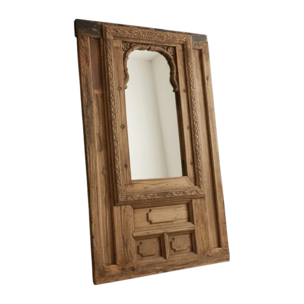 Aged Oversized Indian Mirror | Bazaa | Designer, Vintage and Antique Furniture