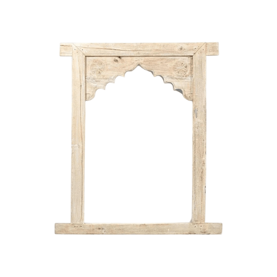 AGED TEAK VANITY MIRROR
