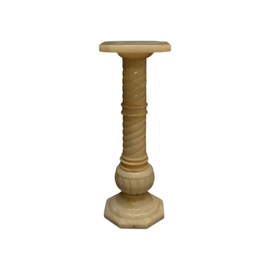 Alabaster pedestal